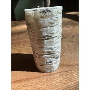 St. Nicholas Square Birch Bark Candle 14.46 Oz, 6‎ Inch Tall, 3 Inch Diameter